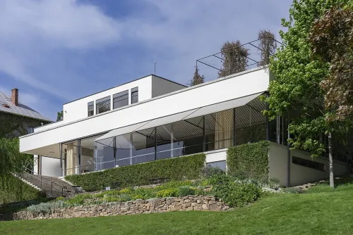 Villa Tugendhat in Brünn, Station 5 auf dem selbstgeführten Stadtrundgang