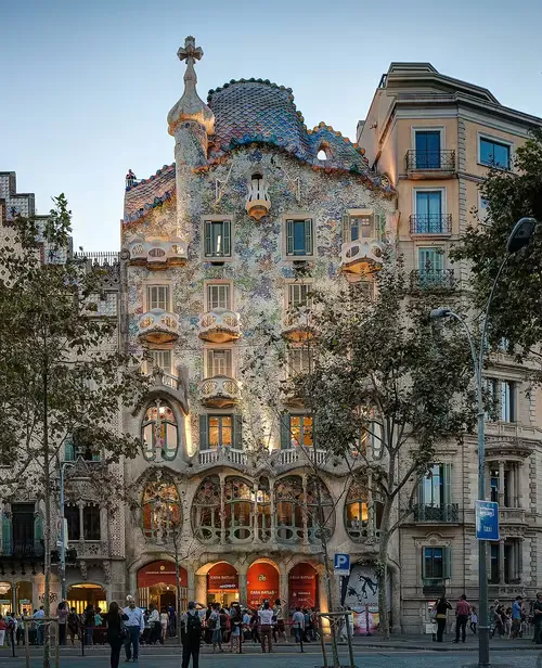 Casa Batlló in Barcelona, Station 5 auf dem selbstgeführten Stadtrundgang