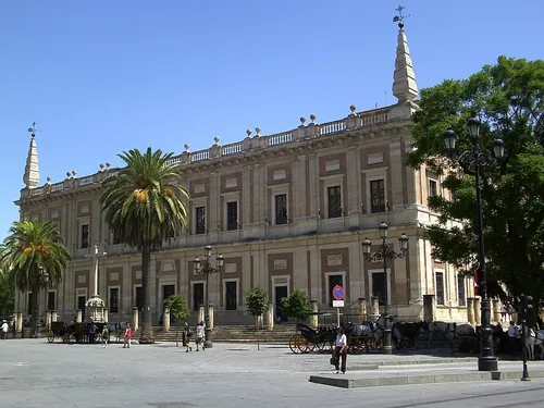 Archivo General de Indias in Sevilla, Station 9 auf dem selbstgeführten Stadtrundgang