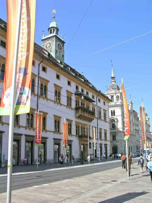 Grazer Landhaus, Station 12 auf dem selbstgeführten Stadtrundgang