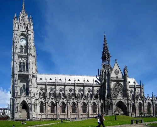 Basílica del Voto Nacional in Quito, stop 1 on the self-guided walking tour