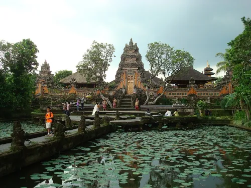 Pura Taman Saraswati in Ubud, Station 3 auf dem selbstgeführten Stadtrundgang