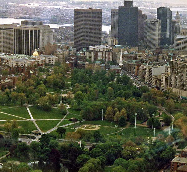 Boston Common, stop 2 on the self-guided walking tour