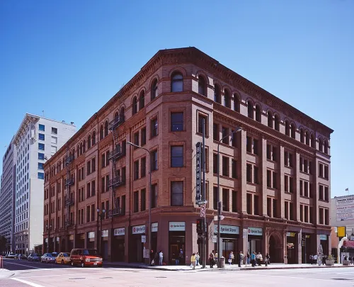 Bradbury Building in Los Angeles, stop 5 on the self-guided walking tour