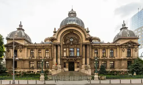 CEC-Palast in Bukarest, Station 2 auf dem selbstgeführten Stadtrundgang
