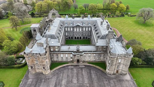 Holyrood Palace in Edinburgh, Station 10 auf dem selbstgeführten Stadtrundgang