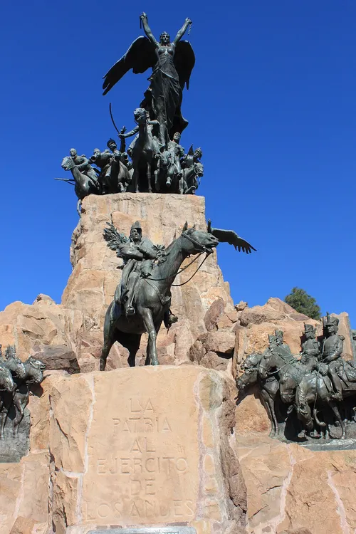 Cerro de la Gloria in Mendoza, stop 8 on the self-guided walking tour