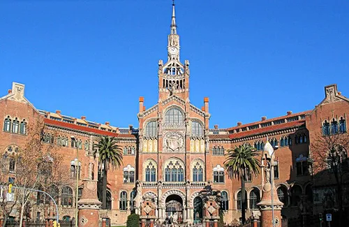 Hospital de Sant Pau in Barcelona, Station 2 auf dem selbstgeführten Stadtrundgang