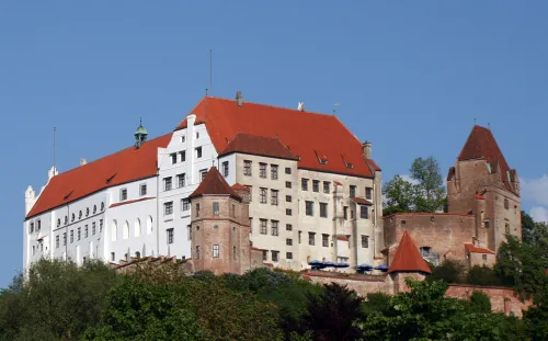 Burg Trausnitz in Landshut, Station 1 auf dem selbstgeführten Stadtrundgang
