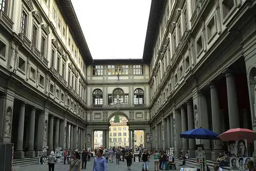 Uffizien in Florenz, Station 13 auf dem selbstgeführten Stadtrundgang