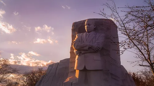 Martin Luther King, Jr. Memorial in Washington, D.C., Station 12 auf dem selbstgeführten Stadtrundgang