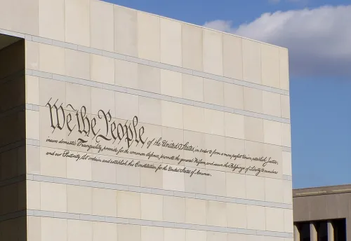 National Constitution Center in Philadelphia, stop 5 on the self-guided walking tour