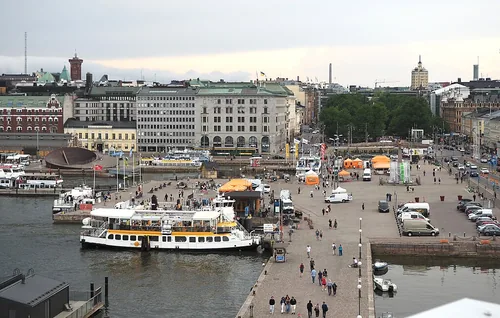 Market Square in Helsinki, stop 4 on the self-guided walking tour