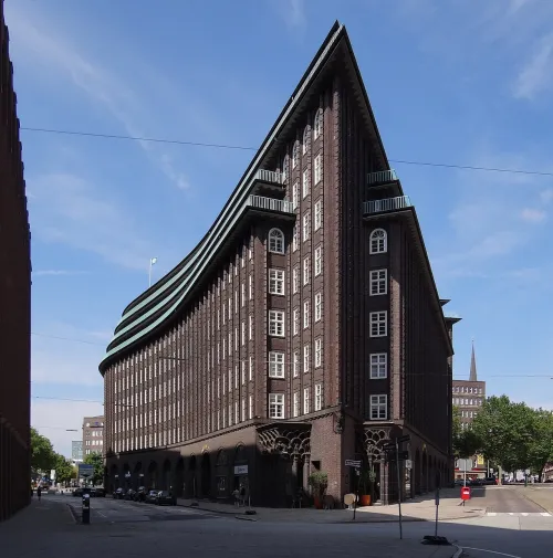 Chilehaus in Hamburg, stop 3 on the self-guided walking tour