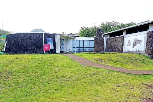 Museo Antropológico Sebastián Englert in Hanga Roa, stop 2 on the self-guided walking tour