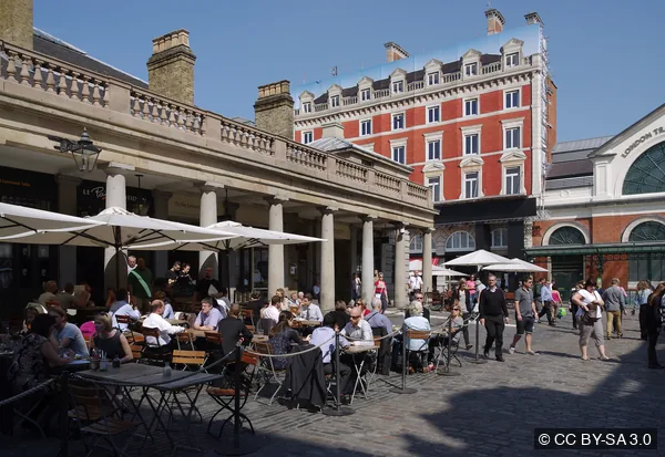 Covent Garden in London, stop 6 on the self-guided walking tour