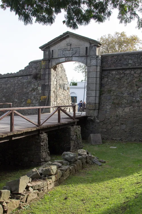 Puerta de la Ciudadela in Colonia del Sacramento, stop 1 on the self-guided walking tour