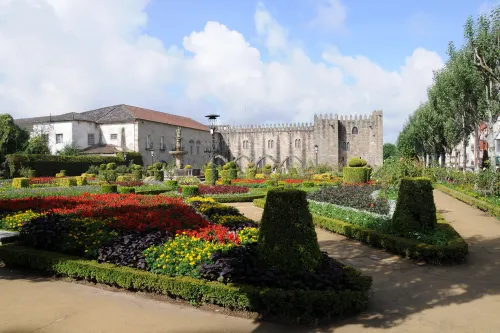 Santa Bárbara Garden in Braga, stop 5 on the self-guided walking tour