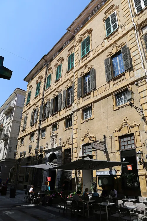 Palazzo Borea D’Olmo in Sanremo, Station 8 auf dem selbstgeführten Stadtrundgang