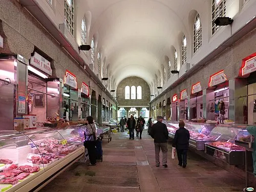 Mercado de Abastos in Santiago de Compostela, stop 1 on the self-guided walking tour