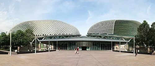 Esplanade – Theatres on the Bay in Singapur, Station 6 auf dem selbstgeführten Stadtrundgang
