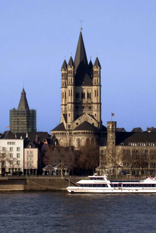 Groß St. Martin in Köln, Station 8 auf dem selbstgeführten Stadtrundgang