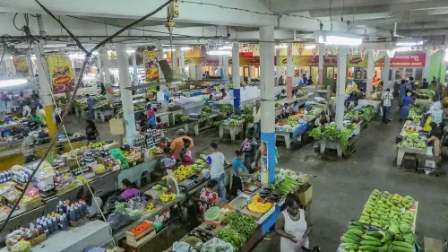 Centrale Markt in Paramaribo, stop 7 on the self-guided walking tour