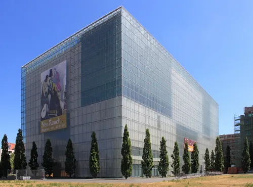 Museum of Fine Arts (Museum der bildenden Künste) in Leipzig, stop 10 on the self-guided walking tour