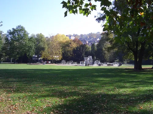 Schlossgarten in Stuttgart, Station 4 auf dem selbstgeführten Stadtrundgang