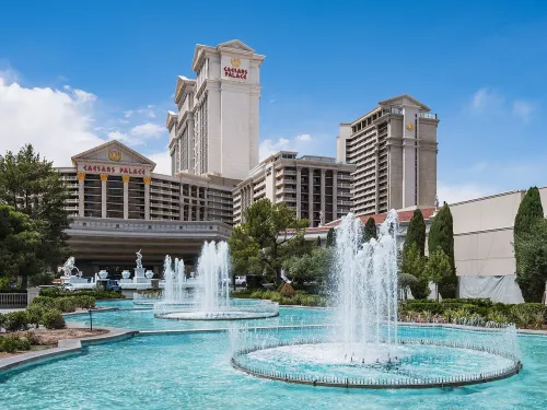 Caesars Palace in Las Vegas, stop 5 on the self-guided walking tour