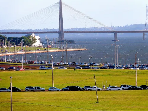 Avenida Costanera in Encarnación, Station 3 auf dem selbstgeführten Stadtrundgang