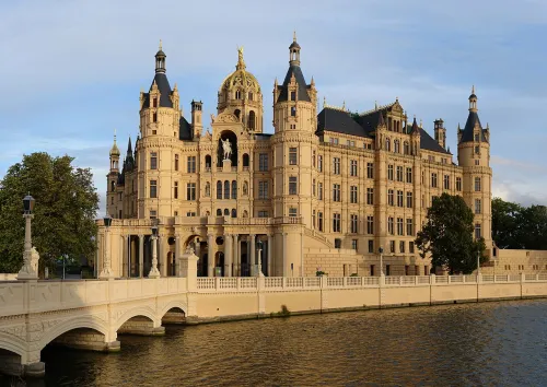 Schwerin Castle, stop 1 on the self-guided walking tour
