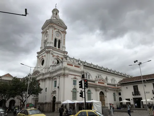 Iglesia y Convento de San Francisco in Cuenca, Ecuador, stop 4 on the self-guided walking tour