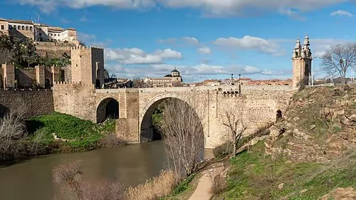 Puente de Alcántara in Toledo, Station 1 auf dem selbstgeführten Stadtrundgang