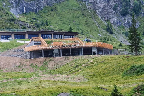 Arosa Bear Sanctuary (Arosa Bärenland), stop 6 on the self-guided walking tour