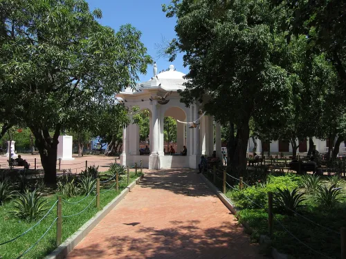 Parque de Los Novios in Santa Marta, Station 2 auf dem selbstgeführten Stadtrundgang