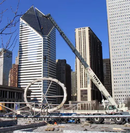 Cloud Gate in Chicago, Station 6 auf dem selbstgeführten Stadtrundgang