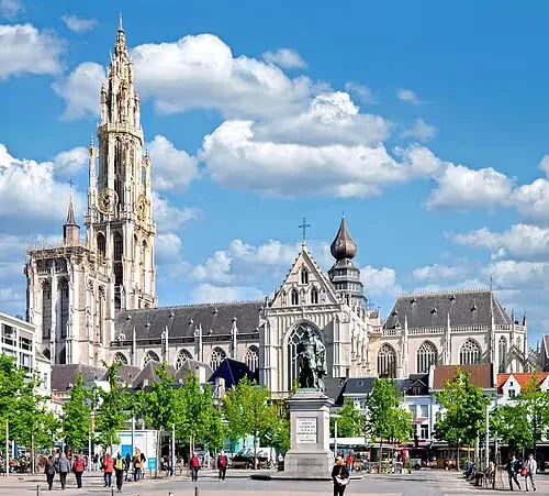 Cathedral of Our Lady in Antwerp, stop 12 on the self-guided walking tour