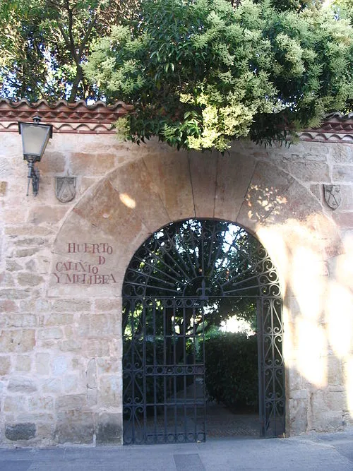 Huerto de Calixto y Melibea in Salamanca, stop 4 on the self-guided walking tour