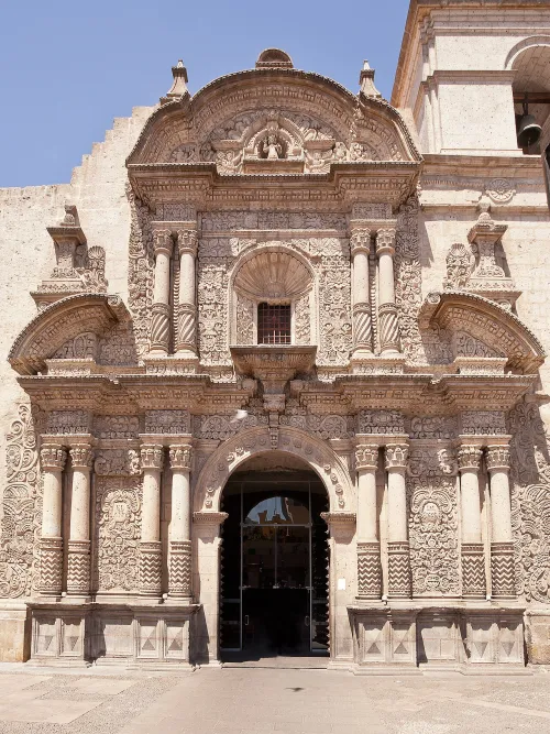 Iglesia de la Compañía in Arequipa, Station 7 auf dem selbstgeführten Stadtrundgang