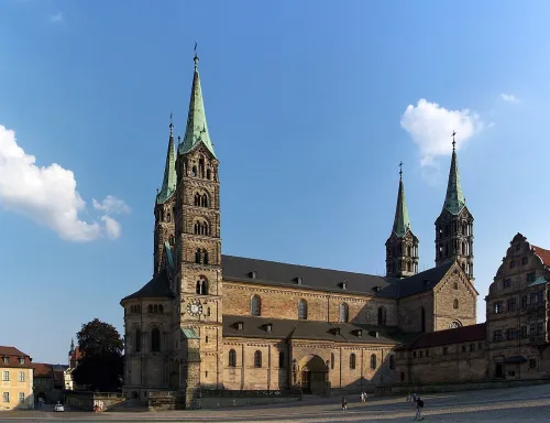 Bamberg Cathedral, stop 1 on the self-guided walking tour