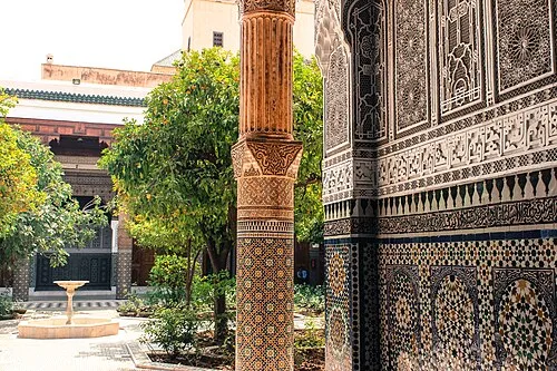 Dar el Bacha in Marrakesch, Station 7 auf dem selbstgeführten Stadtrundgang