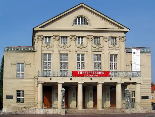 German National Theatre in Weimar, stop 3 on the self-guided walking tour