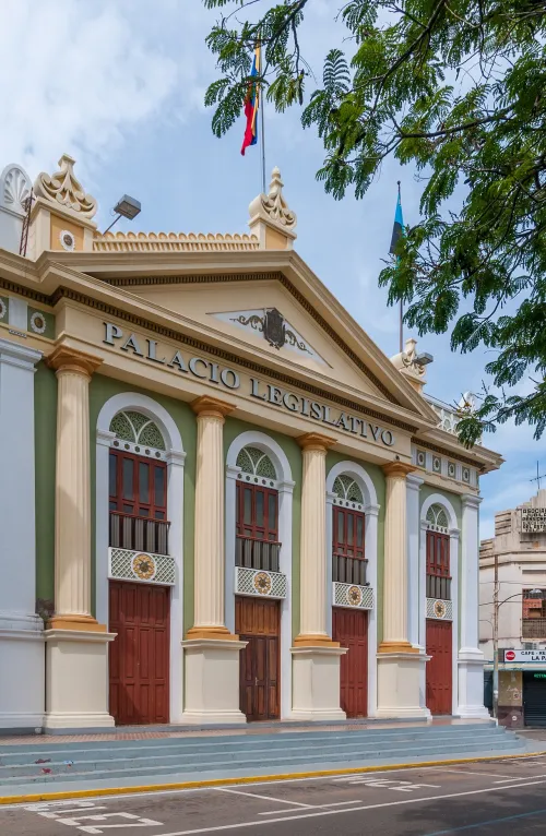 Palacio Legislativo del Estado Zulia in Maracaibo, stop 2 on the self-guided walking tour