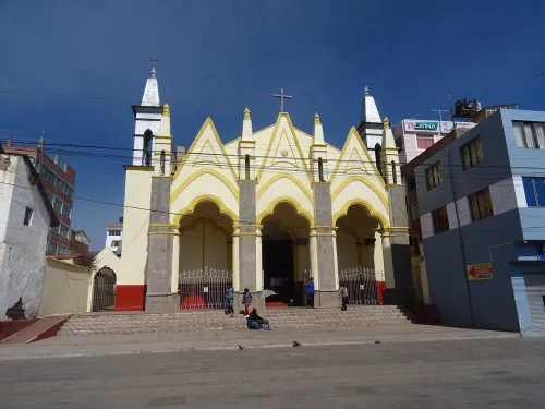 Iglesia de San Juan Bautista in Puno, Station 3 auf dem selbstgeführten Stadtrundgang