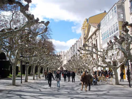 Paseo del Espolón in Burgos, Station 5 auf dem selbstgeführten Stadtrundgang