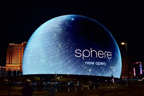 Sphere in Las Vegas, stop 9 on the self-guided walking tour