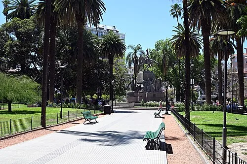 Plaza 9 de julio in Salta, Station 1 auf dem selbstgeführten Stadtrundgang