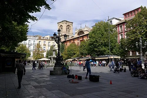 Plaza Bib-Rambla in Granada, Station 3 auf dem selbstgeführten Stadtrundgang