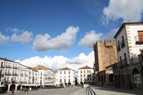 Plaza Mayor de Cáceres, Station 1 auf dem selbstgeführten Stadtrundgang